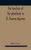 The Function Of The Phantasm In St. Thomas Aquinas