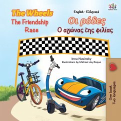 The Wheels The Friendship Race (English Greek Bilingual Book for Kids) - Books, Kidkiddos; Nusinsky, Inna