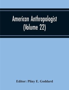 Cover American Anthropologist (Volume 22)