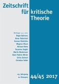 Zeitschrift für kritische Theorie / Zeitschrift für kritische Theorie, Heft 44/45 (eBook, PDF)