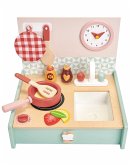 Tender Leaf 7508201 - Spielküche, Mini Chef Kitchenette, Holz, 11-teilig