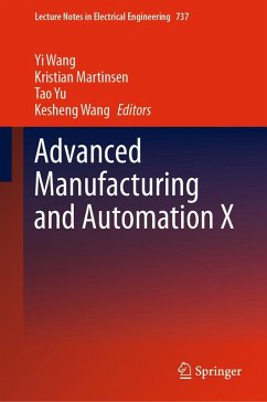 Cover Advanced Manufacturing and Automation X