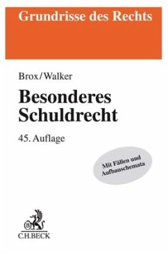 Besonderes Schuldrecht - Brox, Hans;Walker, Wolf-Dietrich