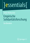 Empirische Solidaritätsforschung (eBook, PDF)