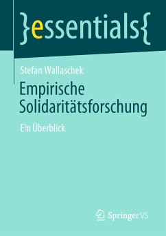 Empirische Solidaritätsforschung (eBook, PDF) - Wallaschek, Stefan