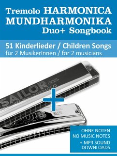 Tremolo Mundharmonika / Harmonica Duo+ Songbook - 51 Kinderlieder Duette / Children Songs Duets (eBook, ePUB) - Boegl, Reynhard; Schipp, Bettina