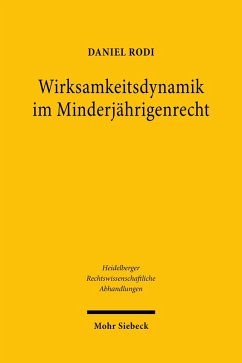 Cover Wirksamkeitsdynamik im Minderjährigenrecht (eBook, PDF)