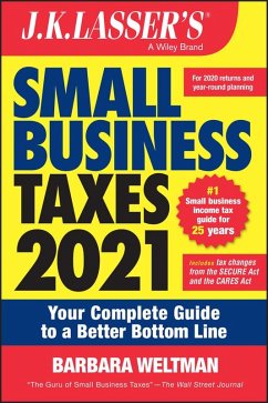 J.K. Lasser's Small Business Taxes 2021 (eBook, PDF) - Weltman, Barbara