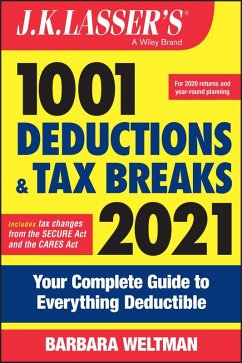 J.K. Lasser's 1001 Deductions and Tax Breaks 2021 (eBook, ePUB) - Weltman, Barbara