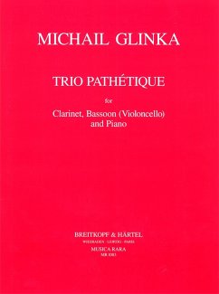 Cover Trio pathétique d-Moll für Klarinette, Fagott (Violoncello) und Klavier, Stimmen