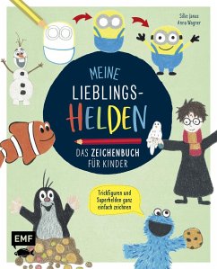 Meine Lieblingshelden - Das Zeichenbuch für Kinder - Janas, Silke;Wagner, Anna