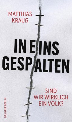 In eins gespalten - Krauß, Matthias