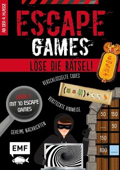 Escape Games Level 1 (rot) - Löse die Rätsel! - 10 Escape Games ab der 4. Klasse - Quénée, Mathieu