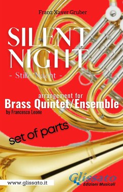 Silent Night - Brass Quintet/Ensemble (11 parts) (fixed-layout eBook, ePUB) - Gruber, Franz; Leone, Francesco