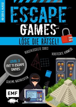 Escape Games Level 3 (blau) - Löse die Rätsel! - 11 Escape Games ab der 6. Klasse - Durand, Arnaud;Durand, Julien