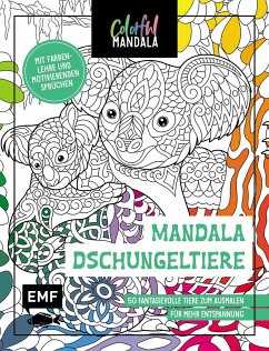 Colorful Mandala - Mandala - Dschungeltiere