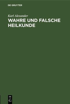Cover Wahre und falsche Heilkunde (eBook, PDF)