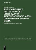 Pseudopemphix Fritschii Wüst, Lithogaster tiefenbachensis Assm. und Pemphix Sueurii Desm. (eBook, PDF)