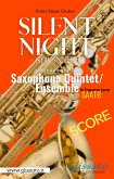 Silent Night - Saxophone Quintet (score) (fixed-layout eBook, ePUB)