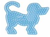 Hama 8202 - Stiftplatte Hund für Maxi-Bügelperlen, transparent Hama 8202 - Stiftplatte Hund für Maxi-Bügelperlen, transparent