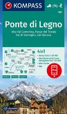 KOMPASS Wanderkarte 107 Ponte di Legno, Alta Val Camonica, Passo del Tonale, Val di Vermiglio, Val Genova 1:50.000