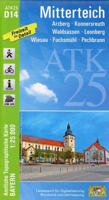 ATK25-D14 Mitterteich (Amtliche Topographische Karte 1:25000)