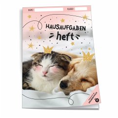 Cover Hausaufgabenheft für die Grundschule Tiere