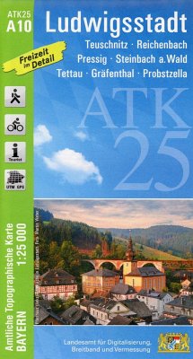 Cover ATK25-A10 Ludwigstadt (Amtliche Topographische Karte 1:25000)