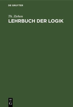 Lehrbuch der Logik (eBook, PDF) Cover Lehrbuch der Logik (eBook, PDF)