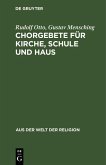 Chorgebete für Kirche, Schule und Haus (eBook, PDF)
