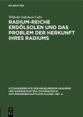 Radium-reiche Erdölsolen und das Problem der Herkunft ihres Radiums (eBook, PDF)