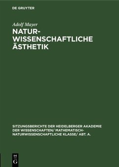 Cover Naturwissenschaftliche Ästhetik (eBook, PDF)