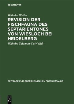Cover Revision der Fischfauna des Septarientones von Wiesloch bei Heidelberg (eBook, PDF)
