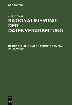 Cover Planung und Einrichtung von EDV-Abteilungen (eBook, PDF)
