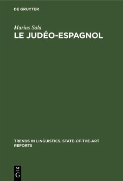 Le Judéo-Espagnol (eBook, PDF) - Sala, Marius