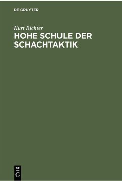 Cover Hohe Schule der Schachtaktik (eBook, PDF)