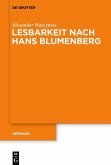 Lesbarkeit nach Hans Blumenberg (eBook, PDF)