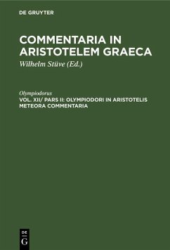Cover Olympiodori in Aristotelis Meteora commentaria (eBook, PDF)