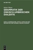 Formenlehre, Syntax, Sammlung der Inschriften und Glossen, Anhang, Glossar (eBook, PDF)