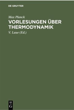 Cover Vorlesungen über Thermodynamik (eBook, PDF)