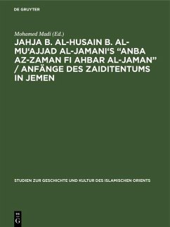 Jahja b. al-Husain b. al-Mu'ajjad al-Jamani's 