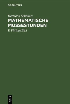 Mathematische Mußestunden (eBook, PDF) - Schubert, Hermann