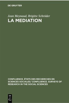 Cover La Mediation (eBook, PDF)