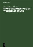 Staub's Kommentar zur Wechselordnung (eBook, PDF)