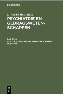 Psychiatrische problemen van de oude dag (eBook, PDF) - Cahn, L. A.