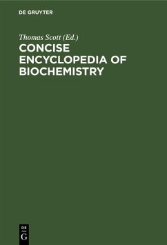 Concise encyclopedia of biochemistry (eBook, PDF)