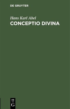 Cover Conceptio divina (eBook, PDF)