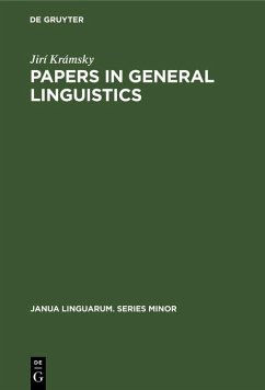 Cover Papers in General Linguistics (eBook, PDF)
