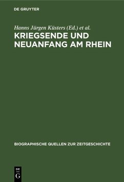 Cover Kriegsende und Neuanfang am Rhein (eBook, PDF)