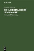 Schleiermachers Lehrjahre (eBook, PDF)